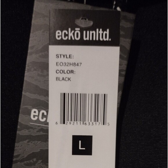 Ecko Unltd Hoodie Men's Large Black NEW with TAGS - Picture 8 of 10